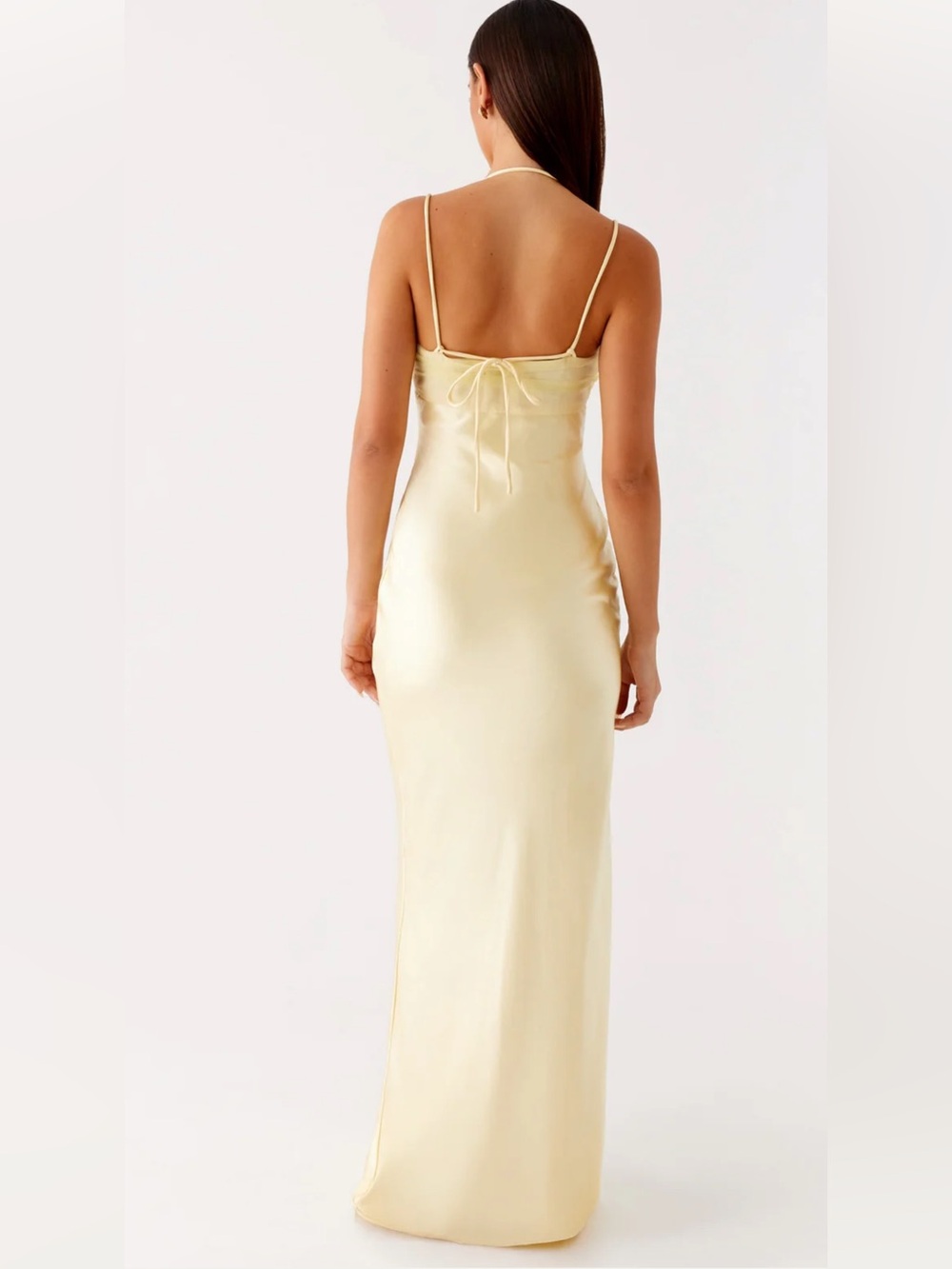Peppermayo Bustier Maxi Dress in Yellow